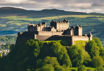 Wall Mural - A view of Stirling Castle in Scotland