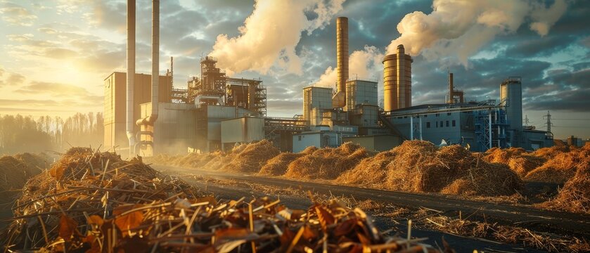 Engineers design biomass power plants to generate renewable electricity sustainably