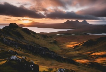 Wall Mural - A view of the Isle of Skye in Scotland