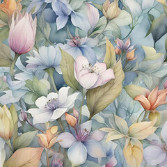 Wall Mural - Flower background 