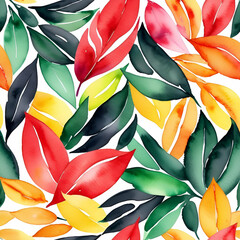 Wall Mural - Leaves background 