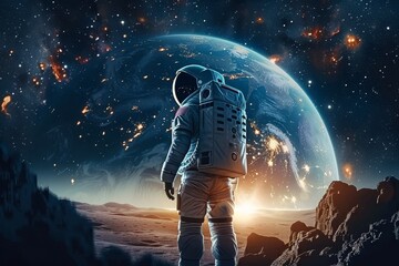 Wall Mural - UHD 4K photographs depicting the beauty and mysteries of the cosmos as seen through the eyes of astronauts