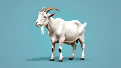 Wall Mural - goat on the farm