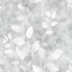 Wall Mural - Whimsical Floral Pattern for Spring Designs Generative AI