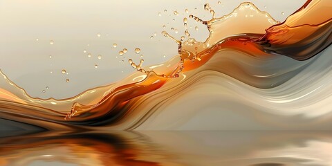 Realistic oil splash or orange liquid spill on isolated background. Concept Product Photography, Liquid Spills, Food Styling, Creative Concepts, Vibrant Color Palette