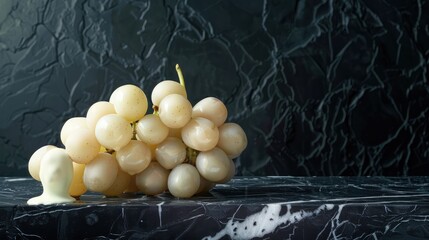 Poster - apples in a glass bowl