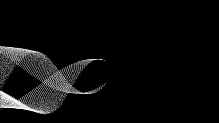 Wall Mural - animation of lines footage, dynamic background.