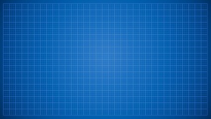 blue print background or millimeter paper pattern with grid lines for design projects and animations