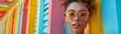 © fangphotolia - Social media influencer with a person taking a selfie in a pastel studio