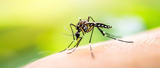 tiger mosquito, AI generated