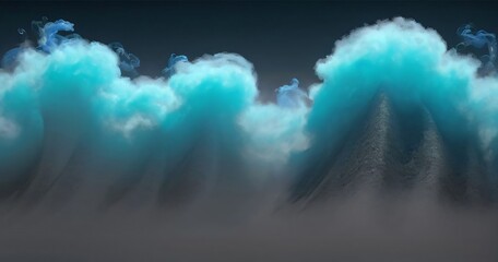 Wall Mural - Colorful Smoke Gradient Wallpaper Background