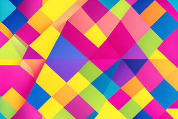 Wall Mural - Set of pink, yellow, white, blue abstract background with dynamic overlap stripes lines geometric shape. Modern and minimal background with copy space. Polygon pattern design. Vector illustration