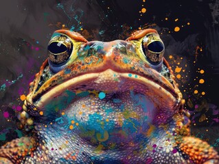 Sticker - red eyed frog