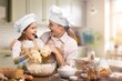 © BillionPhotos.com - Joyful Mother And Daughter Cooking At Modern Kitchen