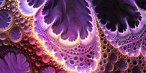 Wall Mural - The Fractal Frenzy: An infinite regression of Mandelbrot sets, stretching off