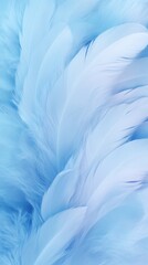 Wall Mural - Pastel feather background abstract texture soft bird light feathers fluffy design