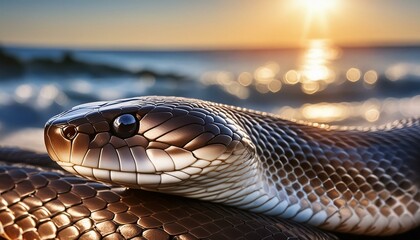 Wall Mural - snake in the sky