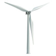 © Chatchawan - image of a wind turbine isolated on white background, transparent background