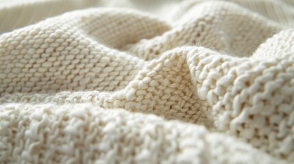 With a gentle touch the fingers can feel the soft and smooth surface of the cotton knit as tiny loops interlock to create a cozy and comforting sensation