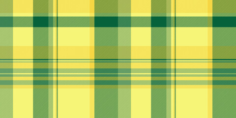 Advertisement seamless vector textile, skirt fabric texture plaid. Fashioned pattern tartan background check in yellow and mint colors.