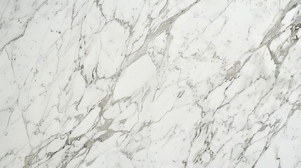 Poster - Pearl white marble with subtle grey veining