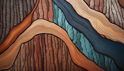 Wall Mural - Different Bark Patterns