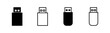 © AAVAA - Usb icon set. Flash disk icon vector