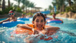 © Expressive Pixel S - Joyful Moments: A Child's Water Park Adventure