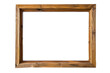 © Wonderful Studio - A wooden frame with a white background