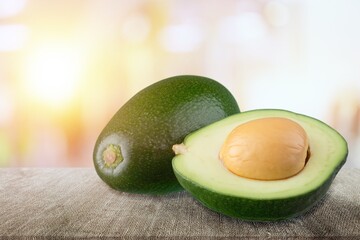 Canvas Print - Fresh ripe tasty avocado vegetable