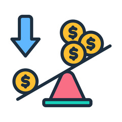 Canvas Print - Margin Trading Icon