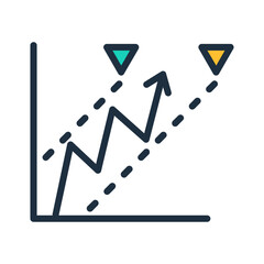 Canvas Print - Technical Analysis Icon