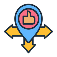 Sticker - Positioning Icon