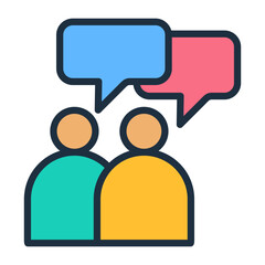 Sticker - Conversation Icon