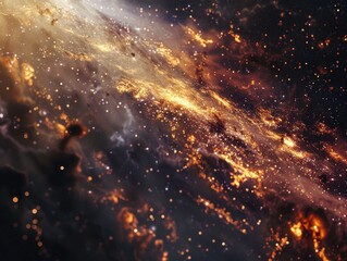 Wall Mural - space stars night
