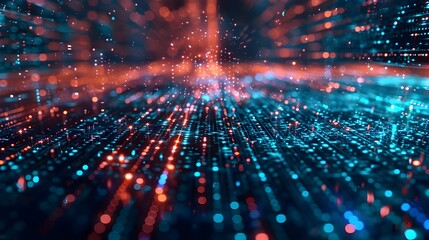 Abstract technology big data background concept