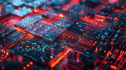 Abstract technology big data background concept