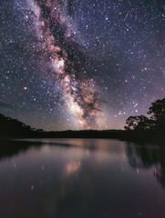 Wall Mural - Night Sky Reflected