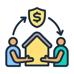 Wall Mural - Escrow Account Icon