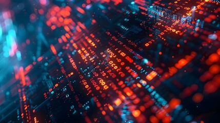 Abstract technology big data background concept