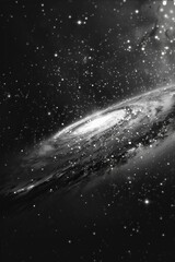 Wall Mural - Galactic Universe Background for Space Exploration Generative AI