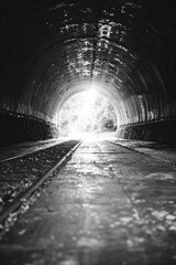 Canvas Print - Light at the End of Tunnel