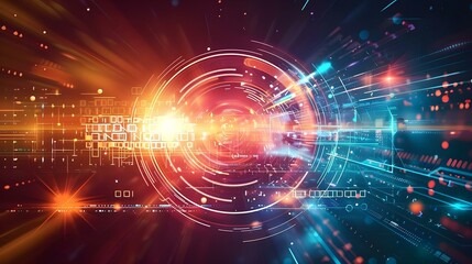 Abstract technology communication concept background