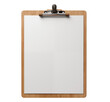 © สุวรรณ วนวัฒนาวงศ์ - Blank paper clipboard isolated on transparent or white background, png.