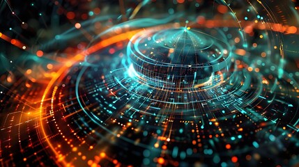 Digital technology and science background