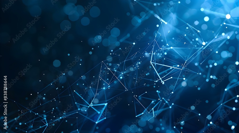 Abstract Digital Data Plexus Technology Background Stock Photo | Adobe ...