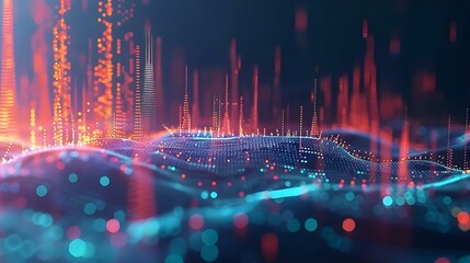 Abstract technology big data background concept