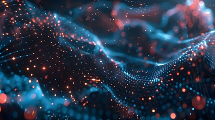 Abstract technology big data background concept