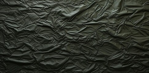 Wall Mural - military textured fabric on a black background