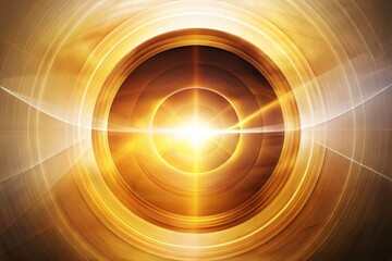Canvas Print - abstract background with golden waves
